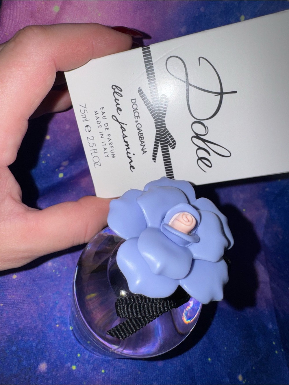Dolce & Gabbana Dolce Blue Jasmine Floral cap